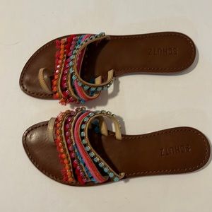 Schutz Estelen Toe Ring Boho Sandal 9.5
